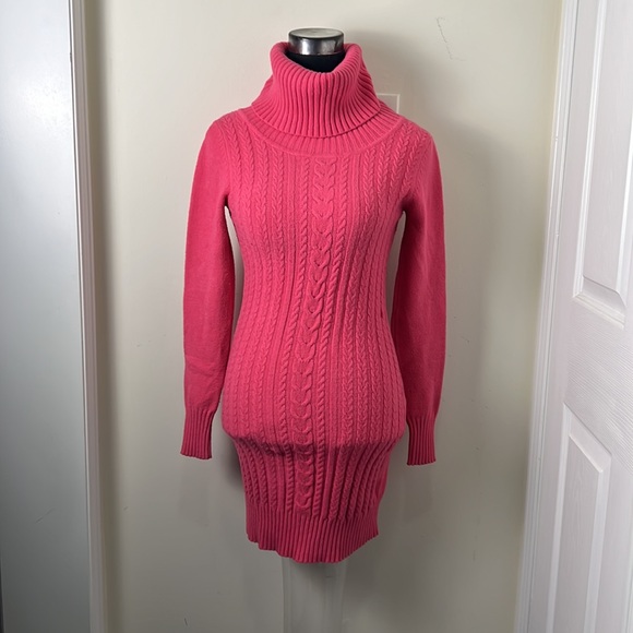 Miss Morena 5% Cashmere Wool Blend Knit Barbie Sweater Dress Size Small - Picture 10 of 11